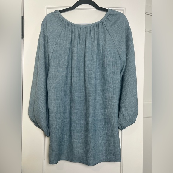 Max Studio Balloon Sleeve Top (1X) - Picture 2 of 3